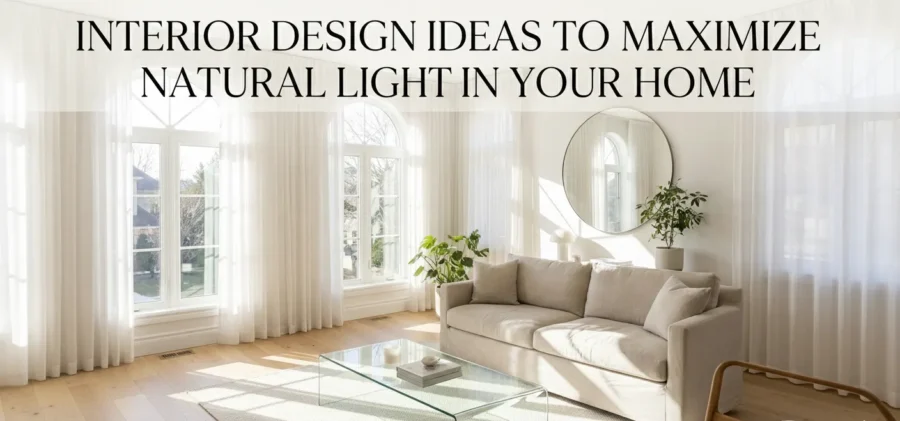 Interior Design Ideas To Maximize Natural Light In Your Home