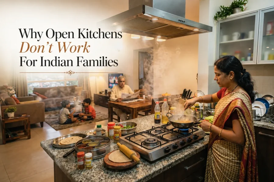Why Open Kitchens Don’t Work For Indian Families