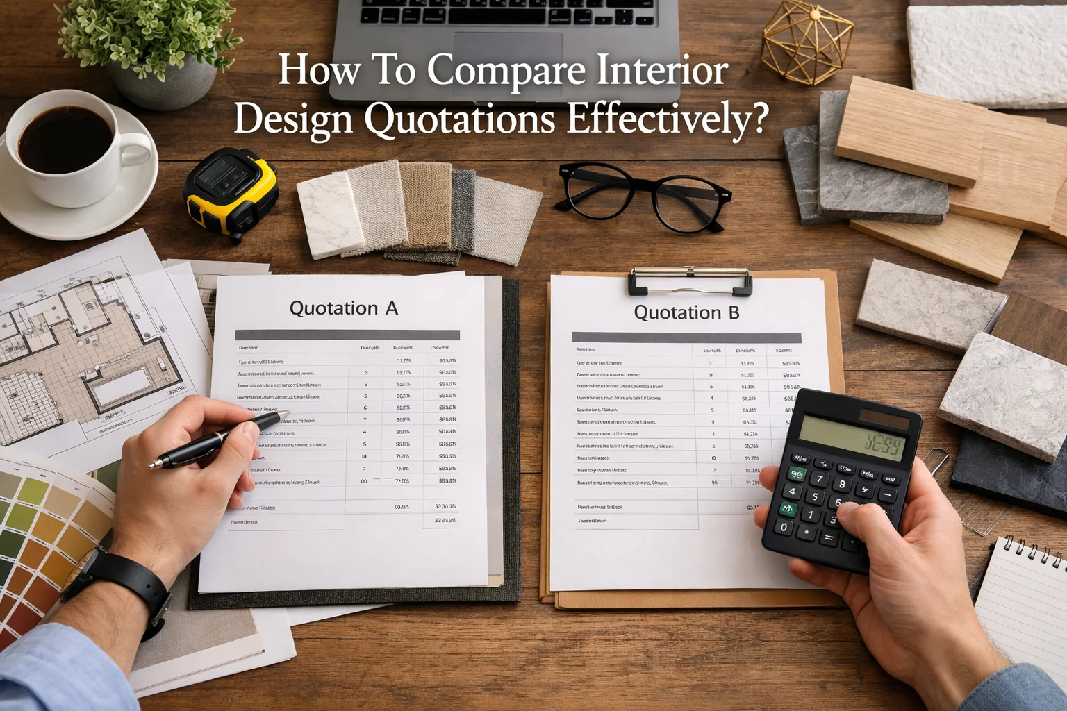 How To Compare Interior Design Quotations Effectively?