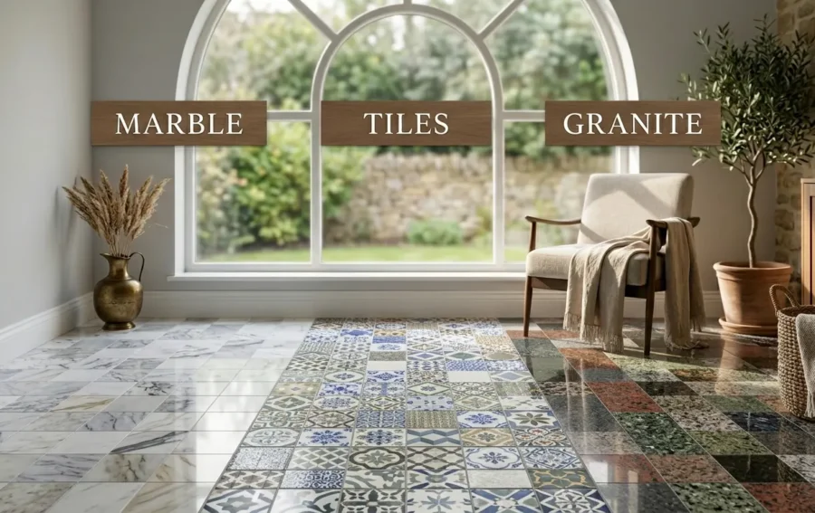 Marble vs Tiles vs Granite: What Should You Choose For Your Home