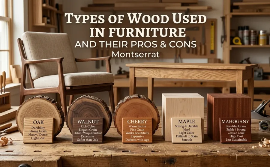 Types Of Wood Used In Furniture And Their Pros And Cons