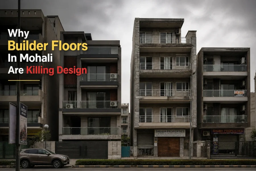 Why Builder Floors In Mohali Are Killing Design 