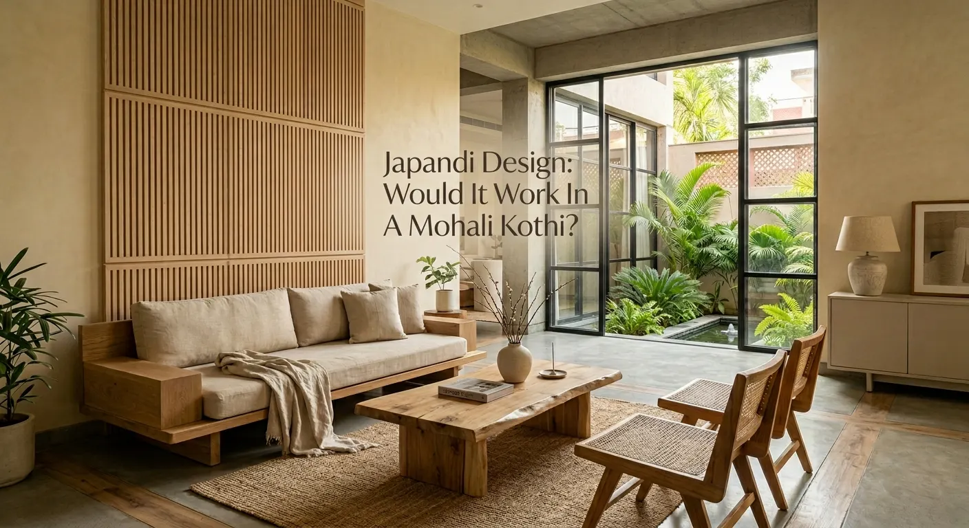 Japandi Design: Would It Work In A Mohali Kothi?