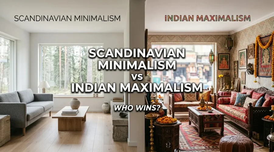 Scandinavian Minimalism vs Indian Maximalism – Who Wins?